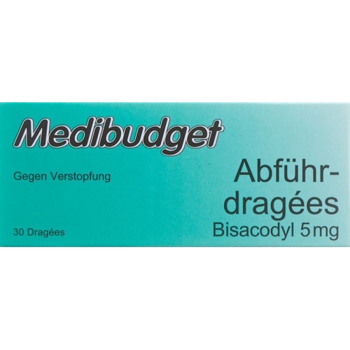 Medibudget Abführdragees Bisacodyl 5mg 30 Stück buy online