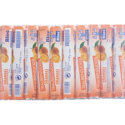 Bloc Traubenzucker Orange 10 Rolle 42g buy online