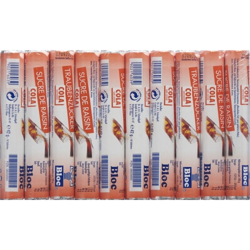 Bloc Traubenzucker Cola 10 Rolle 42g buy online