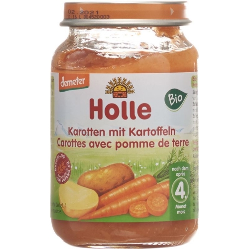 Holle Carrots with Potatoes from the 4th Month Organic 190g buy online