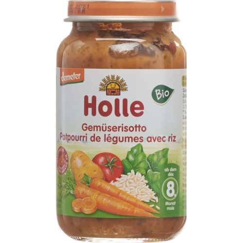 Holle Organic Vegetable Risotto after the 8th Month 220g buy online