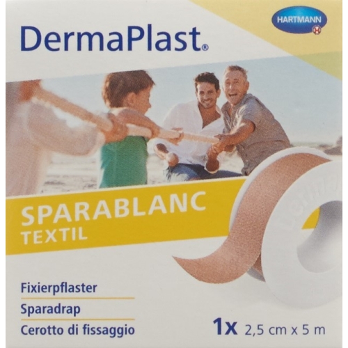 Dermaplast Sparablanc textile 2.5cmx5m skin color buy online