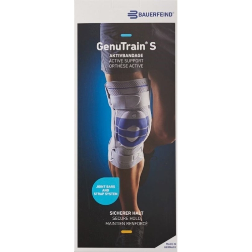 Bauerfeind GenuTrain S Aktivbandage Knie Rechts Grösse 3 Titan buy online