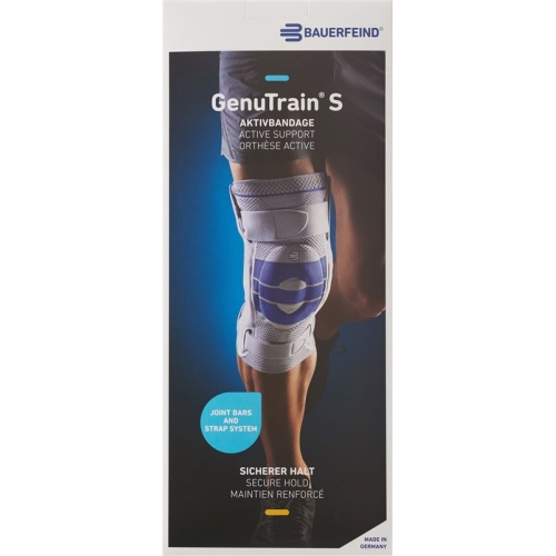 GenuTrain S Aktivbandage Knie Grösse 4 Rechts Titan buy online