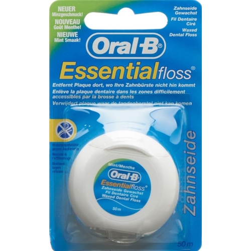 Oral B Essentialfloss 50m mint gewachst buy online