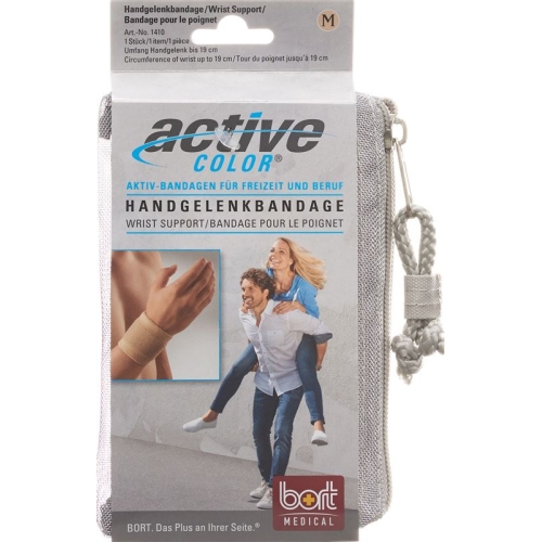 Bort Aktive Color Handgelenkbandage Grösse M -19cm Hautfarbig buy online