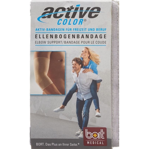 Bort Aktive Color Ellenbogenbandage Grösse S -26cm Hautfarbig buy online