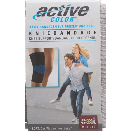 Bort Aktive Color Kniebandage Grösse S -32cm Schwarz buy online