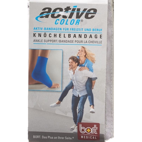 Bort Aktive Color Knöchelbandage Grösse S -21cm Blau buy online