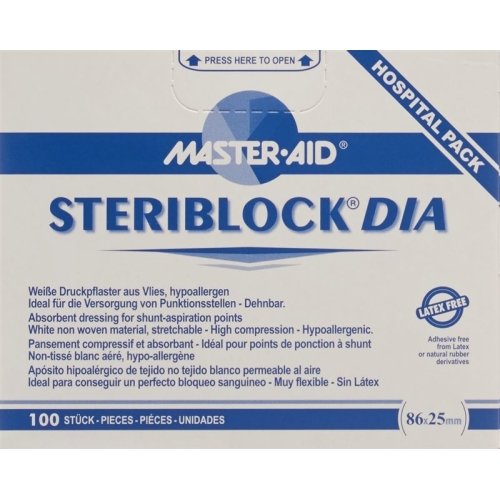 Steriblock Vliespflaster 86x25mm Steril 100 Stück buy online