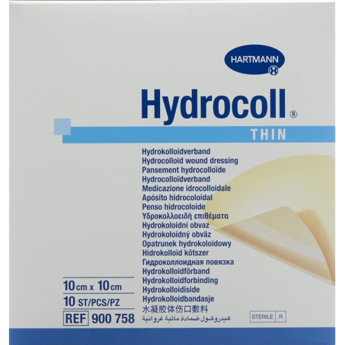 Hydrocoll Thin Hydrocolloid Verb 10x10cm 10 Stück buy online