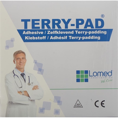 Lomed Terry Pad 8cmx4mx2mm Weiss Selbstkleb Rolle buy online