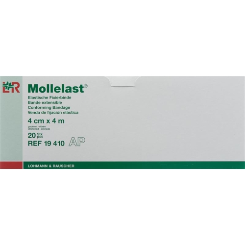 Mollelast Elastische Fixierbinde 4cmx4m Weiss 20 Stück buy online