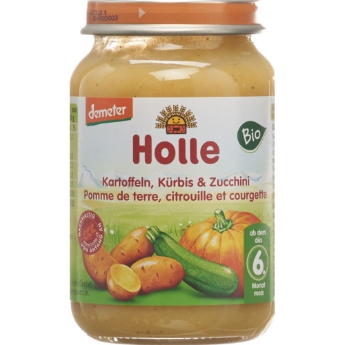 Holle Courgette, Pumpkin, Potatoes from the 4th month Organic 190g buy online