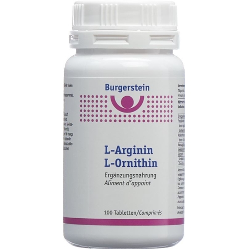 Burgerstein L-Arginin/L-Ornithin tablets 100 pieces buy online