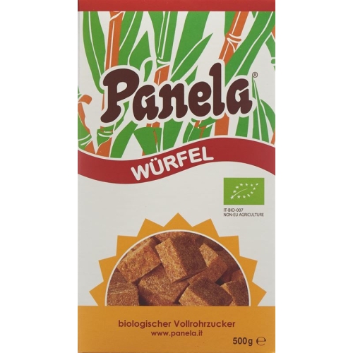 Panela Vollrohrzucker Würfel Bio Karton 500g buy online