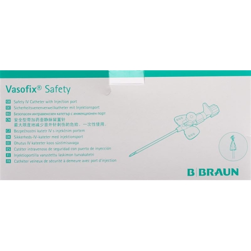 Vasofix Safety IV-Kanüle 18g 1.3x33mm Grün 50 Stück buy online