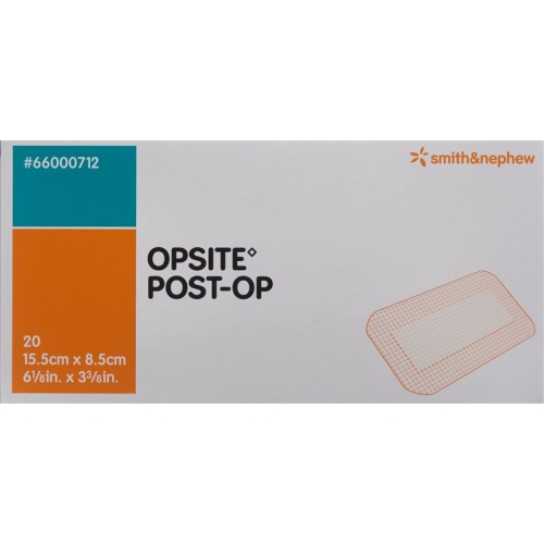 Opsite Post OP Folienverband 15.5x8.5cm Steril 20 Beutel buy online