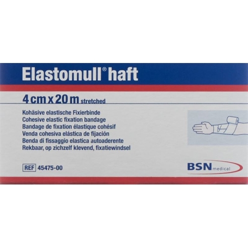 Elastomull Haft Gazebinde Weiss 20mx4cm Rolle buy online