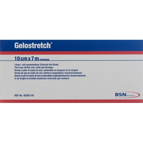 Gelostretch zinc gel bandage 7mx10cm buy online