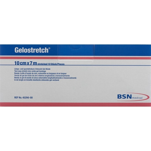 Gelostretch Zinkgelbinde 7mx10cm 10 Stück buy online