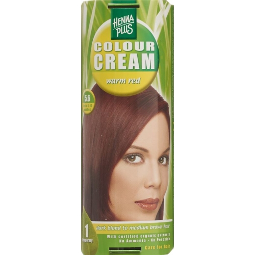 Henna Plus Colour Cream 5.6 Warm Rot 60g buy online