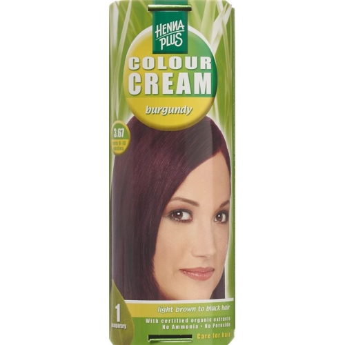 Henna Plus Colour Cream 3.67 Burgund 60g buy online