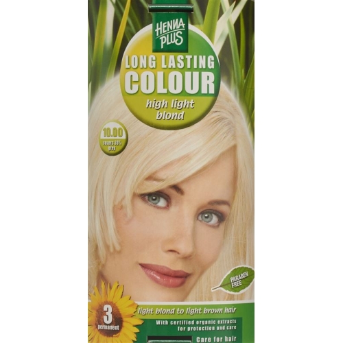 Henna Plus Long Last Color 10.00 Light Light Blonde buy online