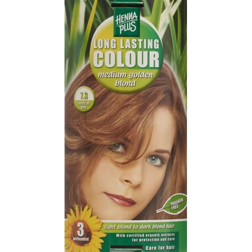 Henna Plus Long Last Color 7.3 Medium Golden Blonde buy online