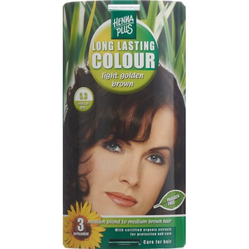 Henna Plus Long Last Color 5.3 Light golden brown buy online