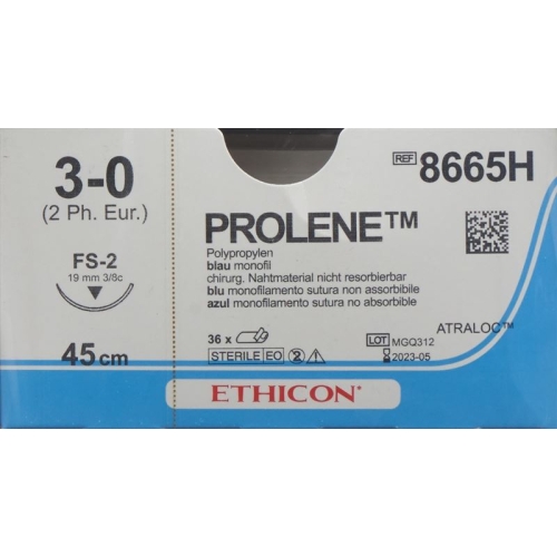 Prolene 45cm Blau 3-0 Fs-2 36 Stück buy online