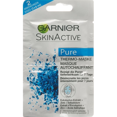 Garnier Pure Maske mit Thermo-Effekt 2x 6ml buy online