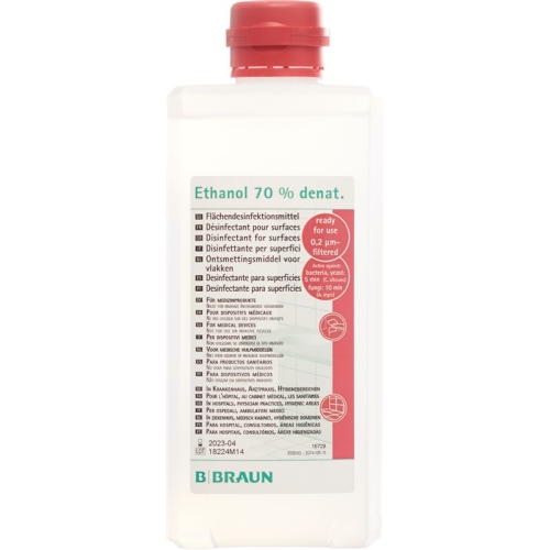 Braun Ethanol 70% für Flächen Ovalfl 500ml buy online