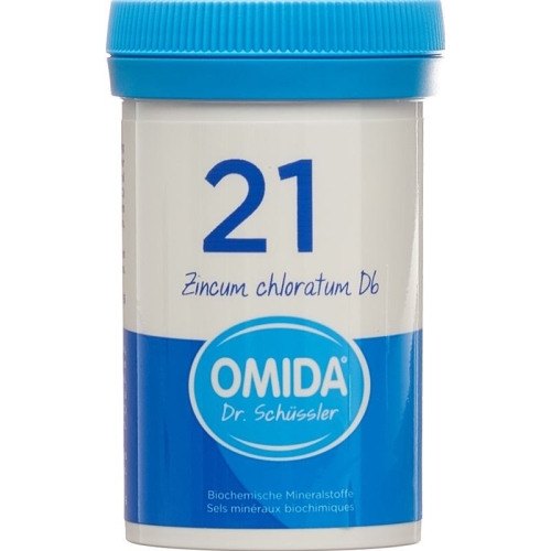 Omida Schüssler No21 Zinc Chlor Tabletten D 6 100g buy online