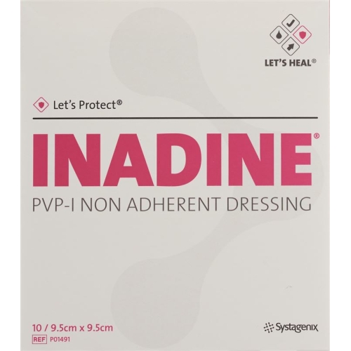 Let’s Protect Inadine Wundauflage 9.5x9.5cm 10 Beutel buy online