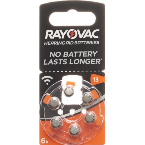 Rayovac Batterie Hörgeräte 1.4V V13 6 Stück buy online