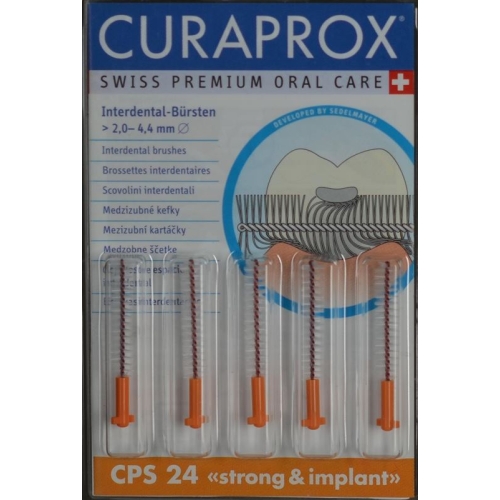 Curaprox CPS 24 Implant Brushes Orange 5 pieces buy online