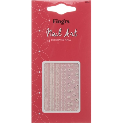 Fingrs 3D nail design rhinestones 24 stickers buy online