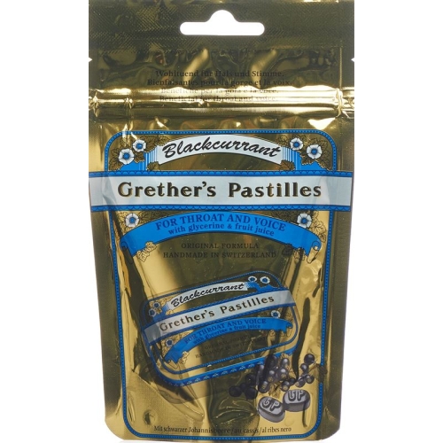 Grether’s Pastilles Blackcurrant Nachfüllbeutel 100g buy online