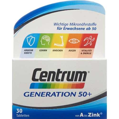 Centrum Generation 50+ von A bis Zink 30 Tabletten buy online