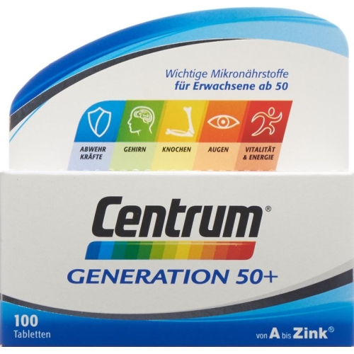 Centrum Generation 50+ von A bis Zink 100 Tabletten buy online