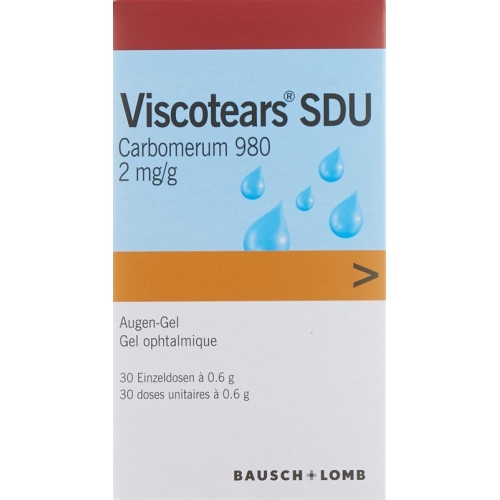 Viscotears SDU Augengel 30x0.6g buy online