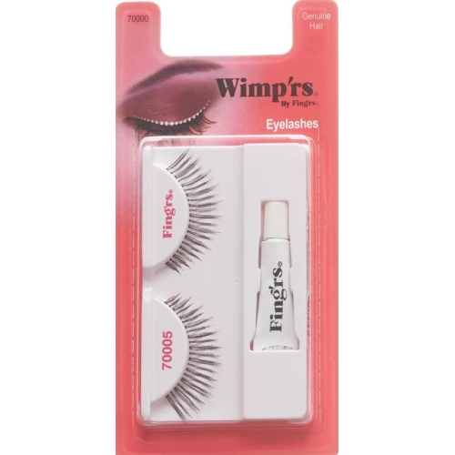 Fingrs Echthaar Wimpern Schwarz 005 2 Stück buy online