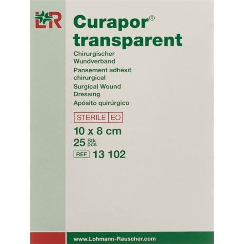 Curapor Wundverband 8x10cm Transparent 25 Beutel buy online