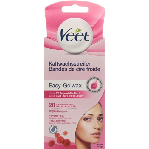 Veet Kaltwachsstreifen Gesicht 20 Streifen buy online