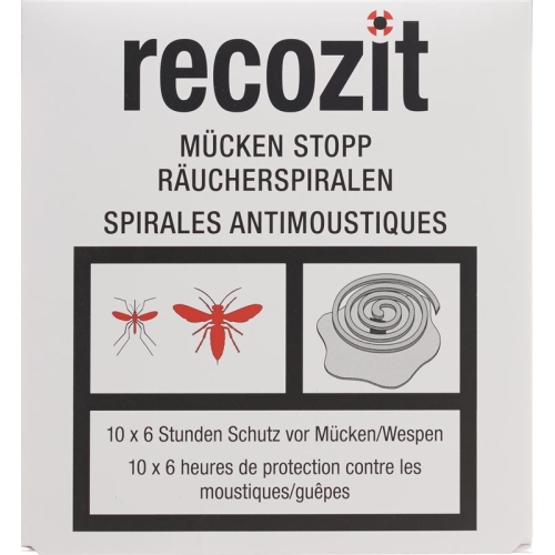 Recozit Mücken Stopp Räucherspirale 5x 2 Stück buy online