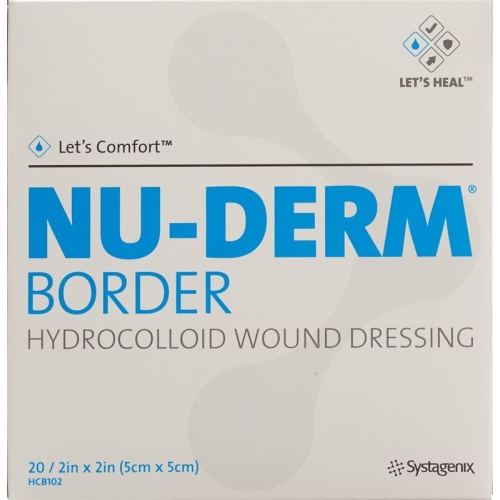 Let’s Comfort Nu-Derm Border Hydrokolloidverband 5x5cm 20 Stück buy online