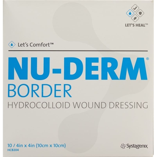 Let’s Comfort Nu-Derm Border Hydrokolloidverband 10x10cm 10 Stück buy online