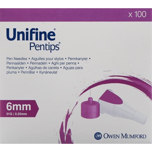 UNIFINE Pentips needles 31G 0.25x6mm 100 pcs buy online