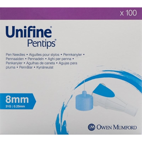 UNIFINE Pentips needles 31G 0.25x8mm 100 pcs buy online